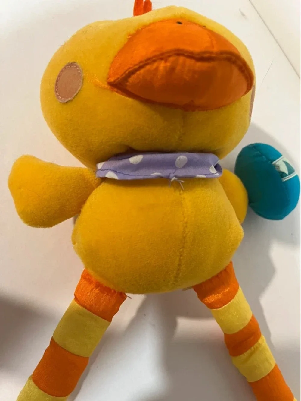 Gibson Greetings Vtg Chick Holding Egg Plush Stuffed Animal Toy Easter 1996